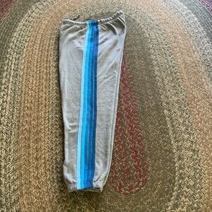 Like New Aviator Nation Women's 5  Stripe Sweatpants Size XL